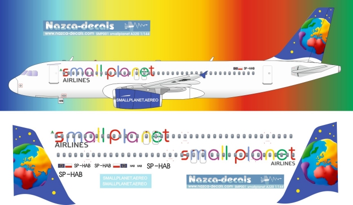 decal by Ascensio 320-026 OLD Livery Airbus A320 1/144 Wizz Air 